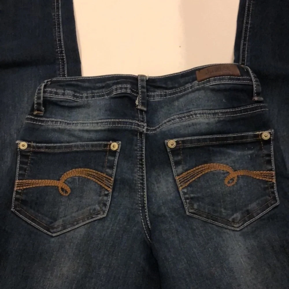 Justice‎ Premium simply low super skinny Jeans girls 10S dark wash